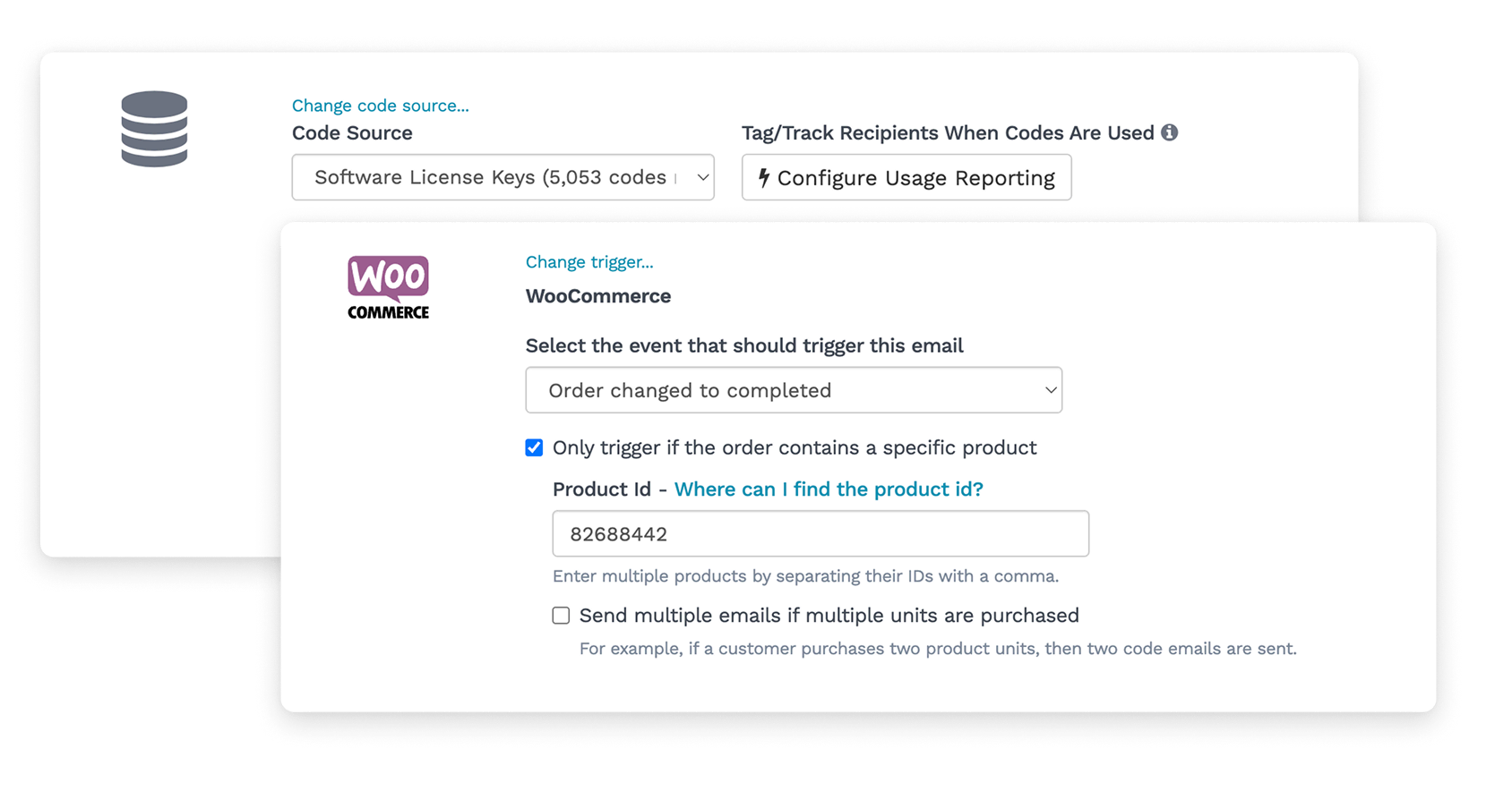 Digital code management dashboard